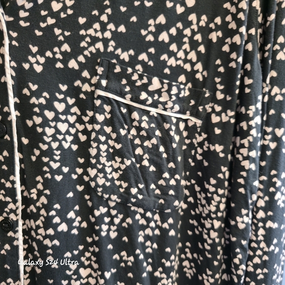 Victoria's Secret Black and Pink With Pants Pj Set. Size Large Regular - Picture 6 of 12